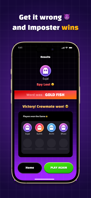 Impostor Party - Multiplayer screen 1